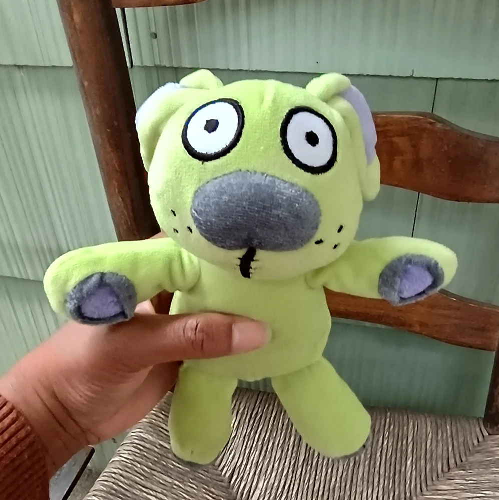 Yottoy Mo Willems Knuffle Bunny Plush Green 8" Small Stuffed Animal Toy 2004 - Picture 3 of 11
